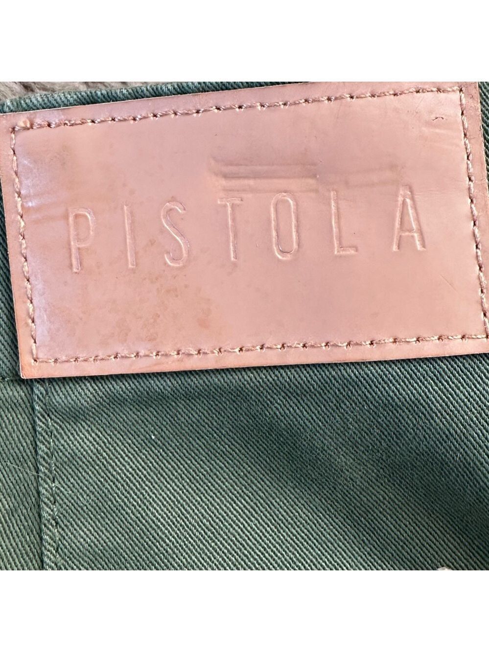 Pistola Denim Twill Sophia Sage Green Wide-Leg Women's Pants Plus Size 33 EUC - Picture 5 of 7